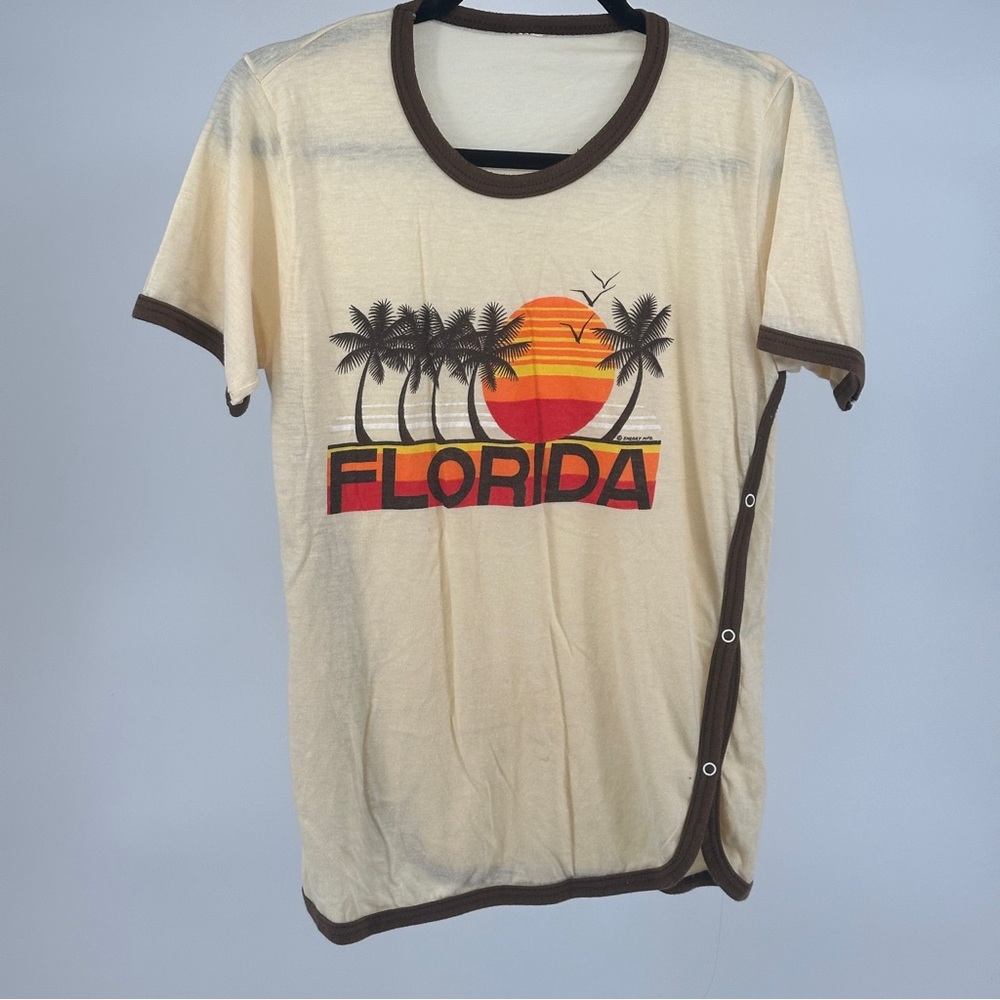 Vintage 80’s Florida Side Snap Tee